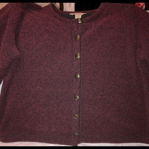 EUC Women’s LL Bean Size Medium Sweater/Cardigan - Picture 1 of 9
